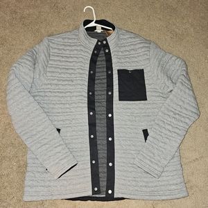 NWT Duluth Trading Flintlock Gray Full Snap Jacket Mens Extra Large XL